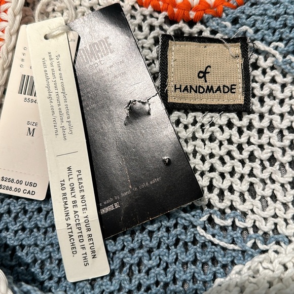 BNWT Anthropologie X Of Handmade Feather Vest - Picture 4 of 7